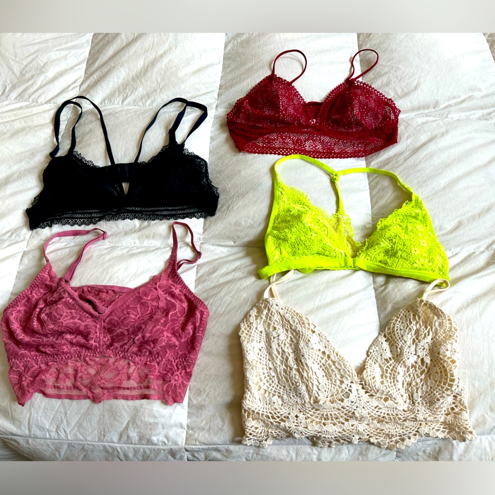 VS and PINK Bralettes